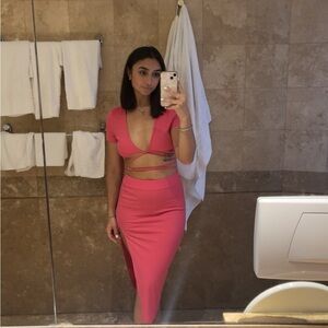 Pink Skirt set